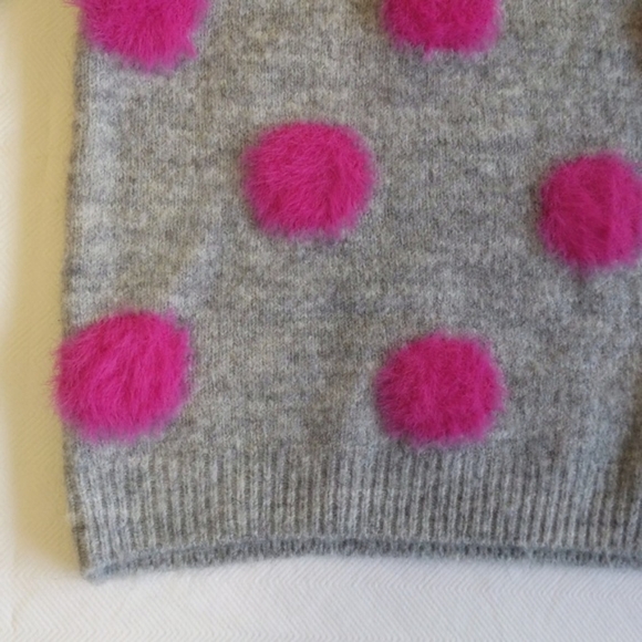 NEW george fluffy polka dot knit tunic sweater dress 6-12 months baby girl - Picture 3 of 8